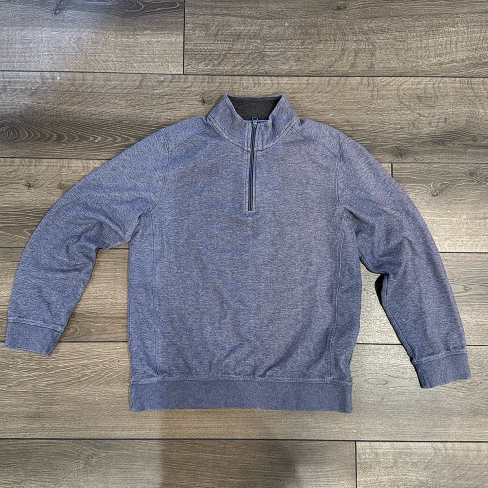 Blue Quarter Zip Mens English Laundry Sz M